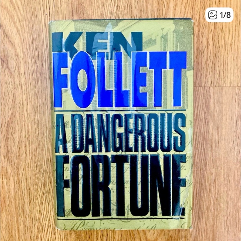 A Dangerous Fortune Ken Follett Hardcover Thriller Novel 1993